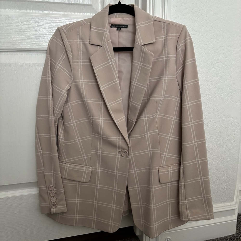 Adrianna Papell | Blush Pink Blazer